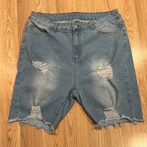 Shein Women 3X Jean Shorts